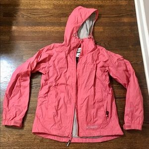 Pink Columbia rain coat